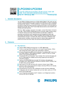 浏览型号LPC2294的Datasheet PDF文件第1页