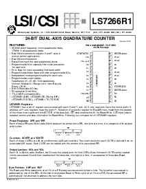 浏览型号LS7266R1的Datasheet PDF文件第1页
