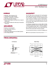 浏览型号LT1009IZ的Datasheet PDF文件第1页