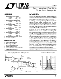 浏览型号LT1002ACN的Datasheet PDF文件第1页