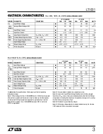 浏览型号LT1001CS8的Datasheet PDF文件第3页