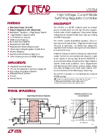 浏览型号LT3724的Datasheet PDF文件第1页