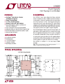 浏览型号LT4220的Datasheet PDF文件第1页