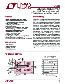 浏览型号LT5527EUF的Datasheet PDF文件第1页