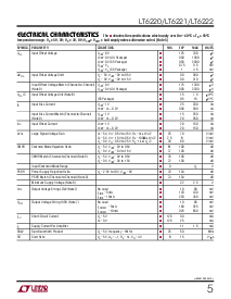 浏览型号LT6220CS5的Datasheet PDF文件第5页