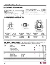 浏览型号LT6205IS5的Datasheet PDF文件第2页