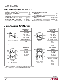 浏览型号LT6012CS的Datasheet PDF文件第2页