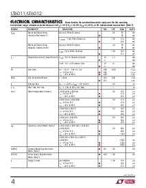 浏览型号LT6012CS的Datasheet PDF文件第4页