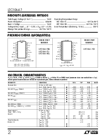 浏览型号LTC1064-7C的Datasheet PDF文件第2页