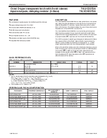 浏览型号LVC2373APWDH的Datasheet PDF文件第2页