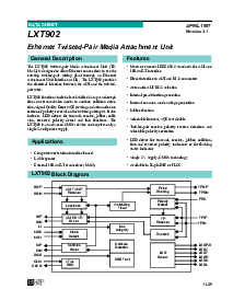 浏览型号LXT902PC的Datasheet PDF文件第1页