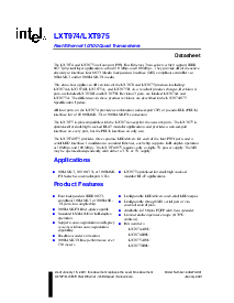 浏览型号LXT974AHC的Datasheet PDF文件第1页