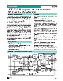 浏览型号LXT350QE的Datasheet PDF文件第1页