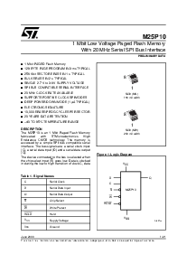 浏览型号M25P10的Datasheet PDF文件第1页