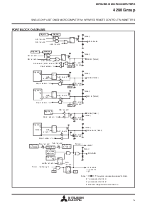 浏览型号M34280M1-105FP的Datasheet PDF文件第5页