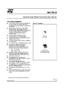 浏览型号M41T81S的Datasheet PDF文件第1页