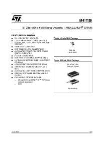 浏览型号M41T56M6的Datasheet PDF文件第1页