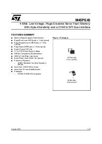 浏览型号M45PE40-VMP6的Datasheet PDF文件第1页
