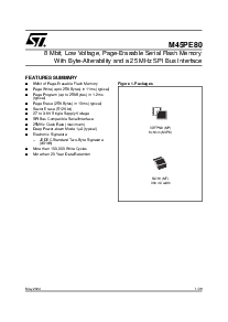 浏览型号M45PE80-VMP6G的Datasheet PDF文件第1页