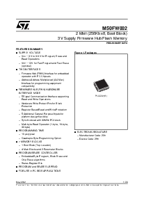 浏览型号M50FW002的Datasheet PDF文件第1页