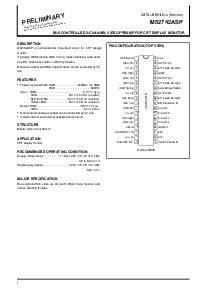 浏览型号M52742ASP的Datasheet PDF文件第1页