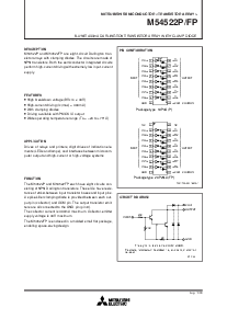 浏览型号M54522P的Datasheet PDF文件第1页