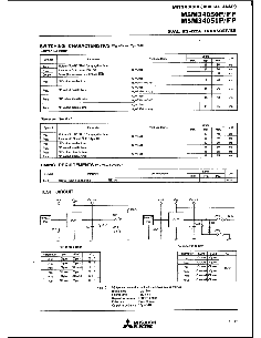 浏览型号M5M34050P的Datasheet PDF文件第4页