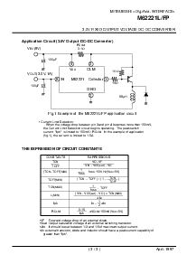 浏览型号M62221FP的Datasheet PDF文件第3页