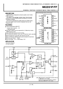 浏览型号M62281P的Datasheet PDF文件第1页