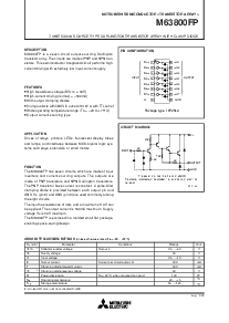 浏览型号M63800FP的Datasheet PDF文件第1页