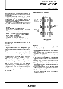 浏览型号M66010FP的Datasheet PDF文件第1页