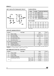 浏览型号M74HC11的Datasheet PDF文件第2页