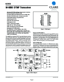 浏览型号M-8880的Datasheet PDF文件第1页