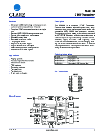 浏览型号M-8888-01SM的Datasheet PDF文件第1页