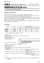 浏览型号MSM9805-xxx的Datasheet PDF文件第1页