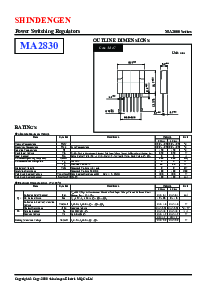浏览型号MA2830的Datasheet PDF文件第1页