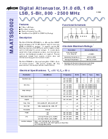 浏览型号MAATSS0002TR的Datasheet PDF文件第1页