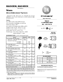 浏览型号MAC4DCMT4的Datasheet PDF文件第1页