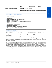 浏览型号MACH120-12的Datasheet PDF文件第1页