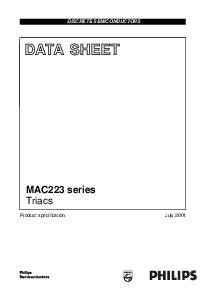 浏览型号MAC223A8的Datasheet PDF文件第1页