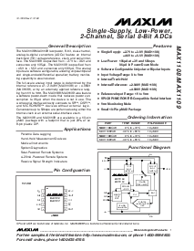 浏览型号MAX1108EUB的Datasheet PDF文件第1页