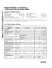 浏览型号MAX1118的Datasheet PDF文件第2页