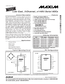 浏览型号MAX111BCPE的Datasheet PDF文件第1页