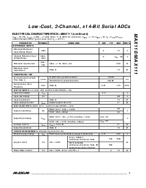 浏览型号MAX110BCWE的Datasheet PDF文件第5页