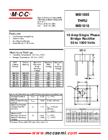 浏览型号MB101的Datasheet PDF文件第1页