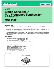 浏览型号MB15E07的Datasheet PDF文件第1页