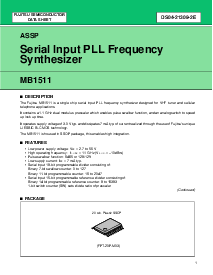 浏览型号MB1511的Datasheet PDF文件第1页