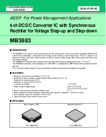 浏览型号MB3883PV的Datasheet PDF文件第1页