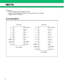 浏览型号MB3790PFT的Datasheet PDF文件第2页