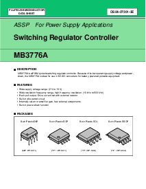 浏览型号MB3776APF的Datasheet PDF文件第1页